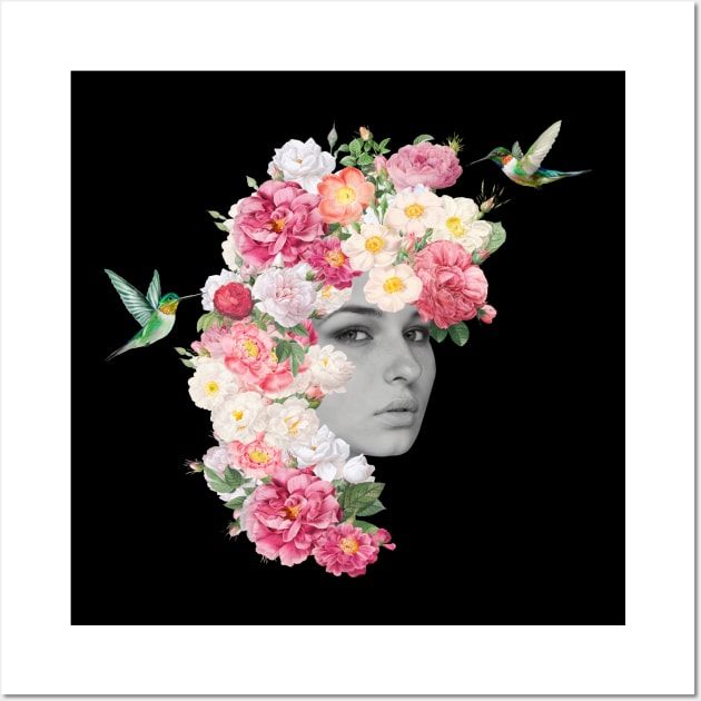 Flowers Girl I Wall Art by Seven Trees Design